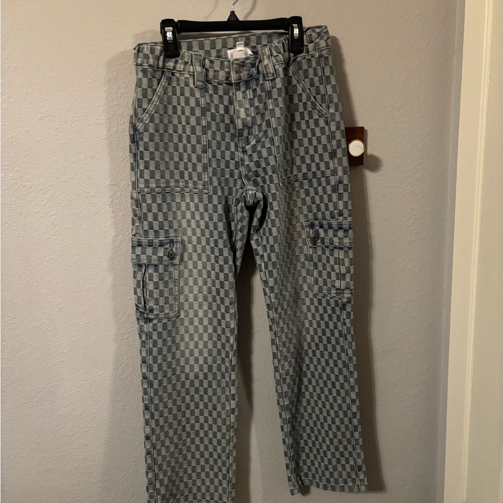 Shop Talulah Stylish Checkered women’s Cargo Pants